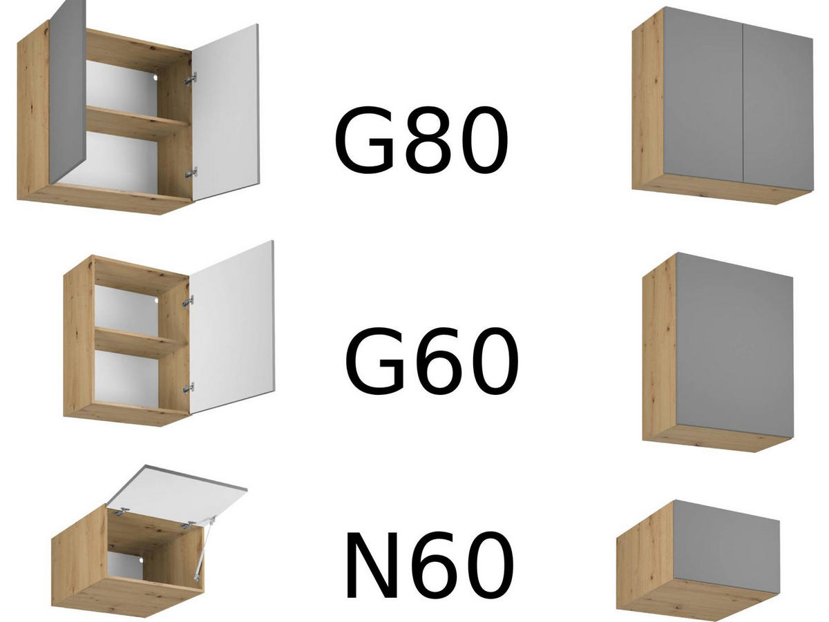 WINKELKÜCHE 360cm x 200cm- Langen KL10-M360 - in Beige/Matt - Beige, Holz/Metall (560/248/58cm)