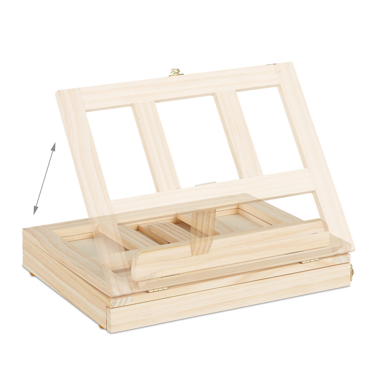 SEVALET Natur set 19-piese - maro deschis, material plastic/lemn - Relaxdays