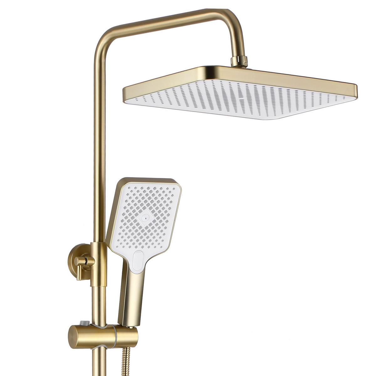 DUSCHSET Rea Hass Gold - Goldfarben, Metall (26.5/122/40.5cm) - REA