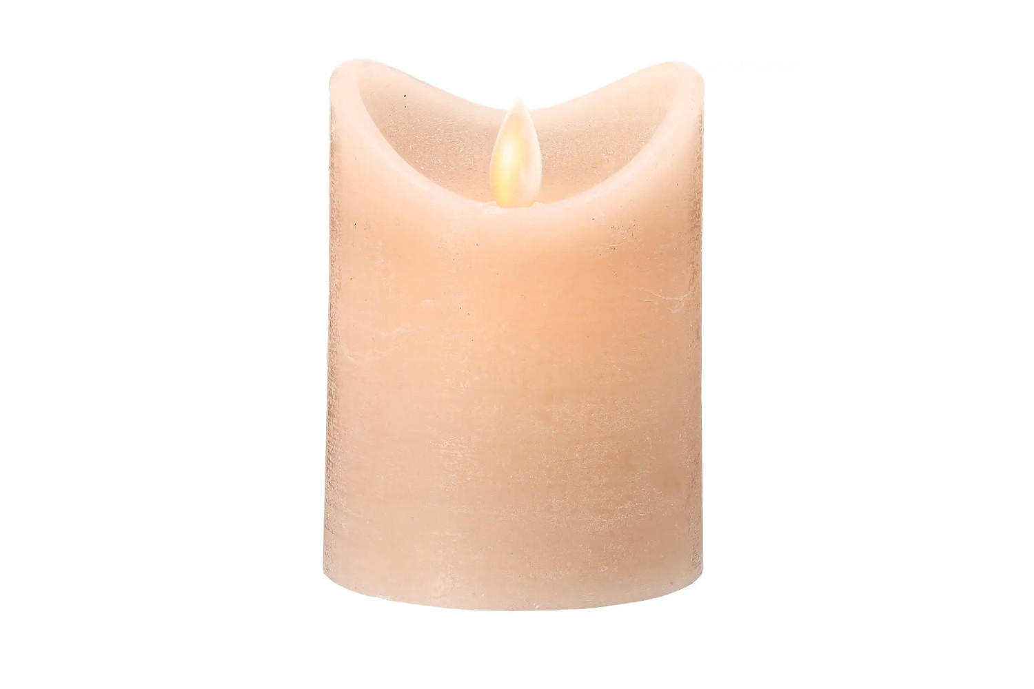 dasmöbelwerk Led-Kerze Beige 7.5x10x7.5 cm