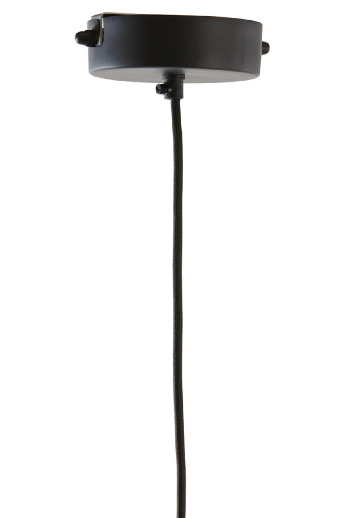 HÄNGELAMPE Desi Schwarz Ø18/20 cm - Schwarz, Keramik (18/18/20cm) - Light & Living