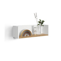 WANDREGAL Paolina Weiß/Artisan 67.8 x 20 cm - Weiß/Eiche Artisan, Holzwerkstoff (67.8/20/20cm) - Livinity®