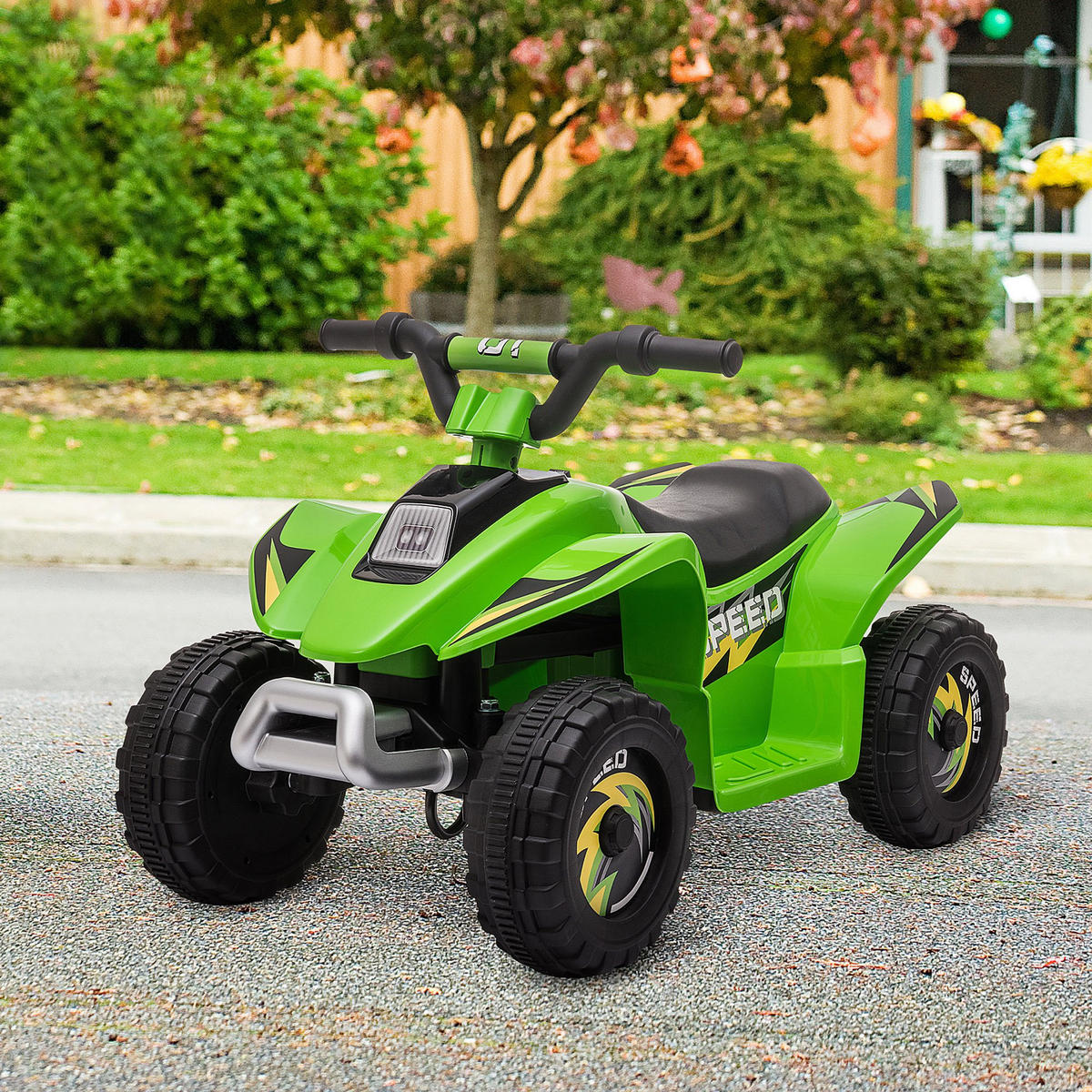 ELEKTRO-QUAD DE-13016 Vor-/Rückwärtsgang Grün - Grün, Kunststoff (72/40/45.5cm) - ComfortXL