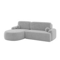 ECKSOFA mit Schlaffunktion und Bettkasten LIRA-L - 264x172x89 Grau - Grau, Holzwerkstoff/Textil (264/172cm) - ALTDECOR