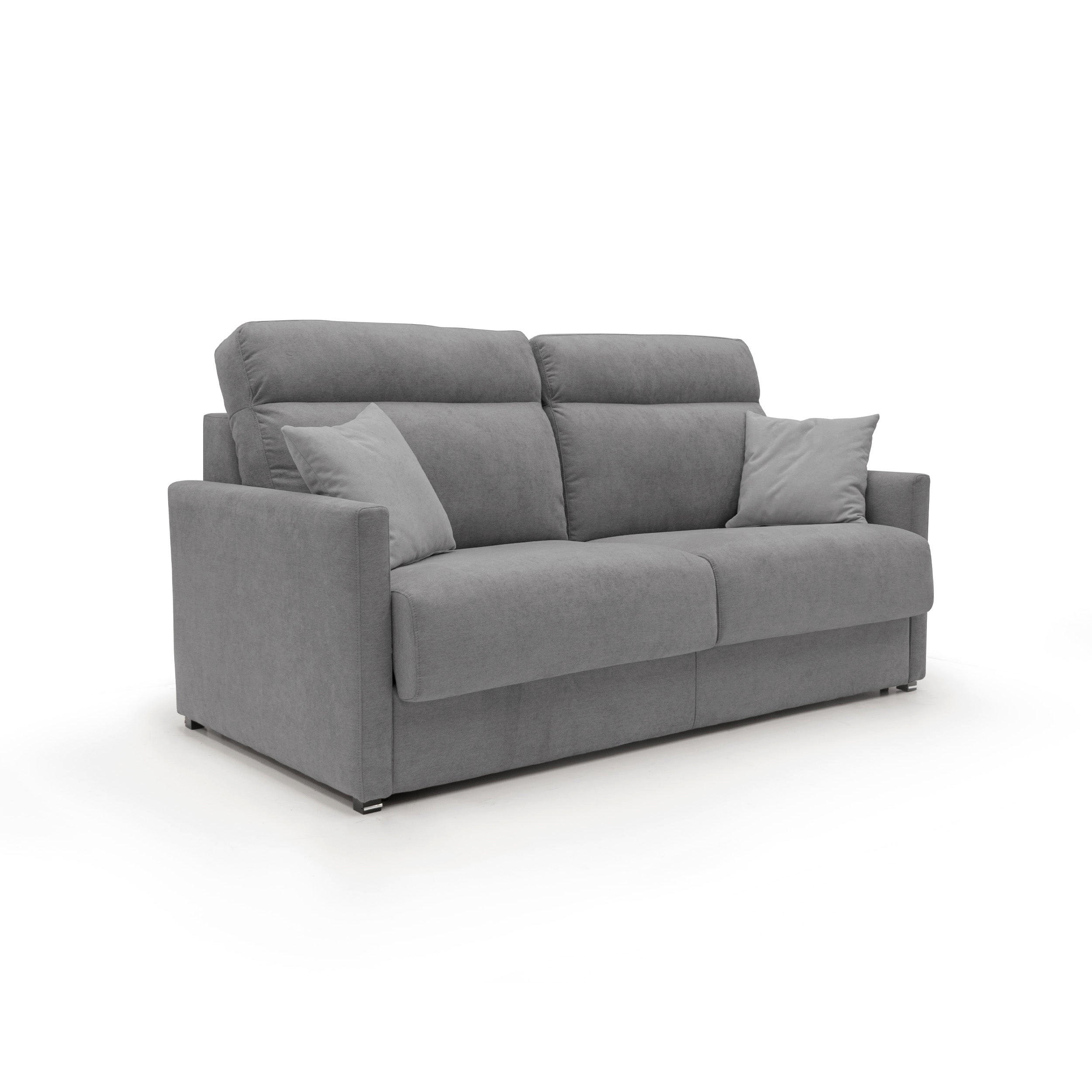 Divani.store Schlafsofa Grau 176x102x97 cm