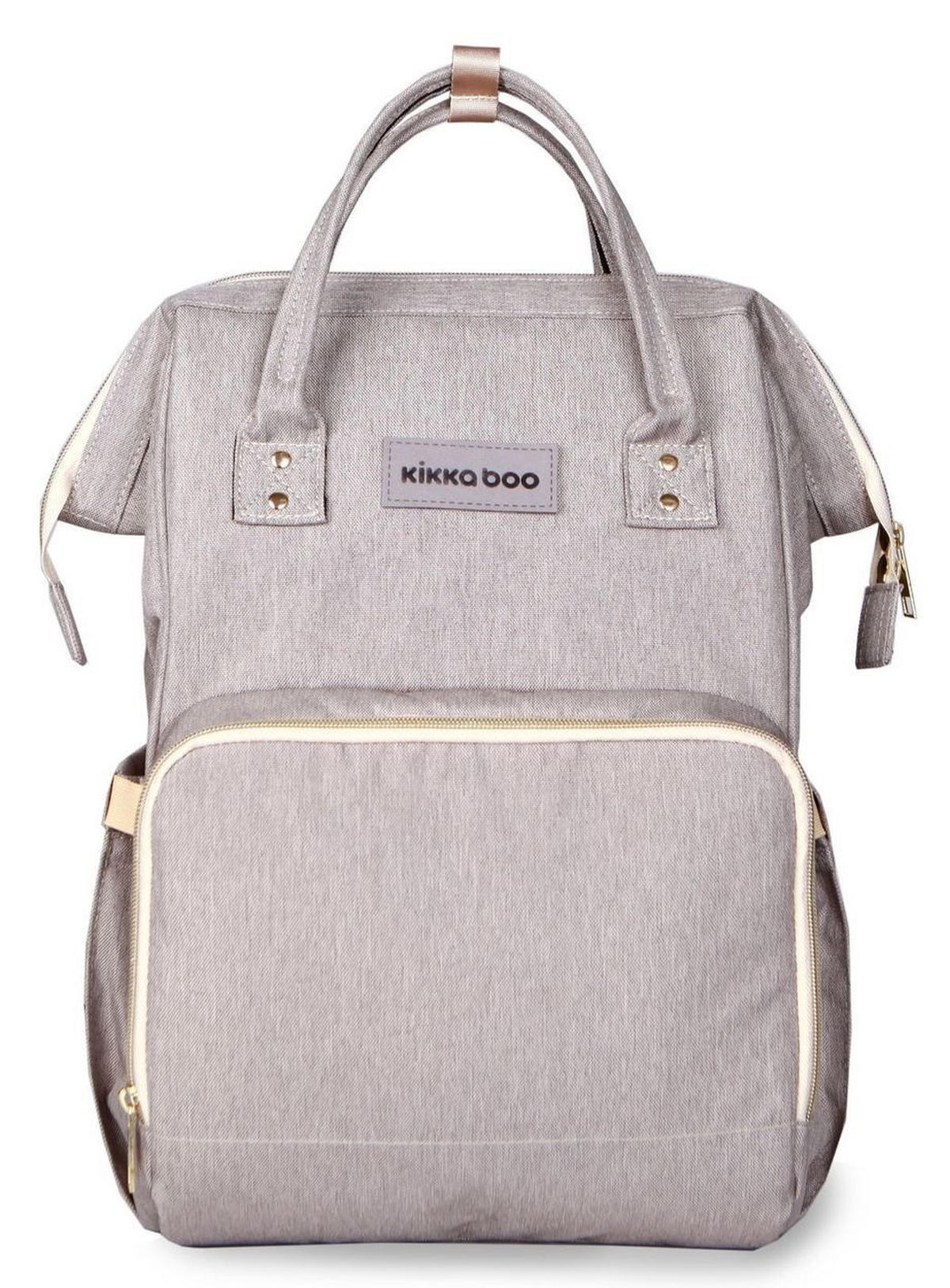 WICKELTASCHE Siena beige Wickelunterlage, Thermo-Flaschenfächer, wasserabweisende Tasche - Beige, Textil (21/42/27cm) - Kikka boo