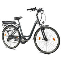 CITY E-BIKE 28" COUNTY, ANTHRAZIT - Anthrazit, Metall (125cm) - LLOBE