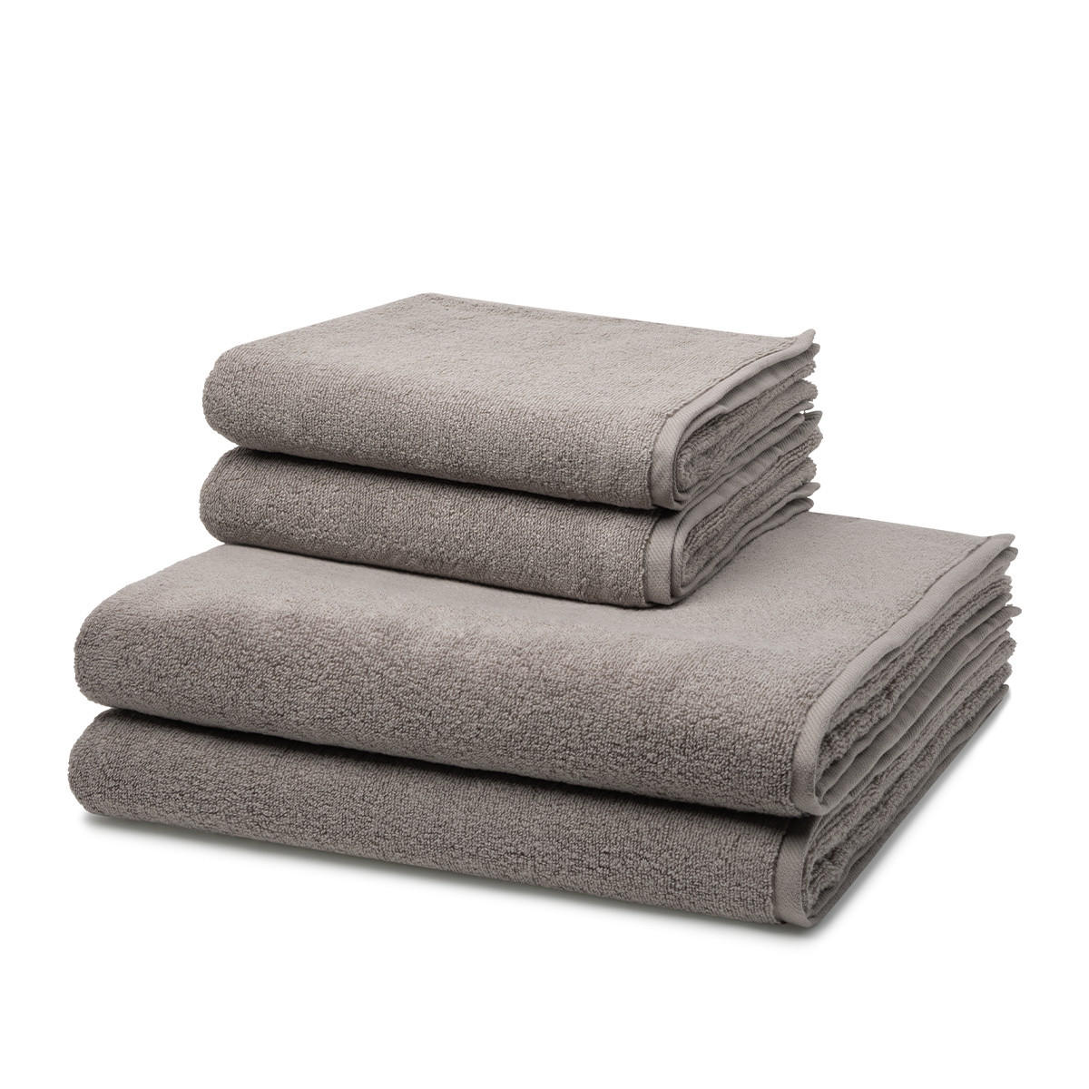 FROTTIERSET Sensual Skin 4-teilig - Grau, Textil (50/100cm) - Ross