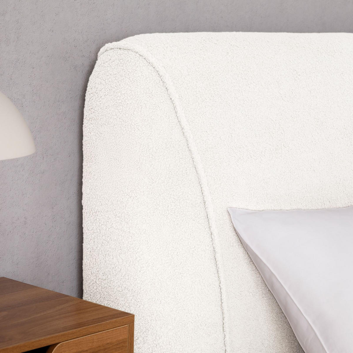 POLSTERBETT PATERNA 180X200 CM - Weiß, Textil (180/200cm) - IDIMEX