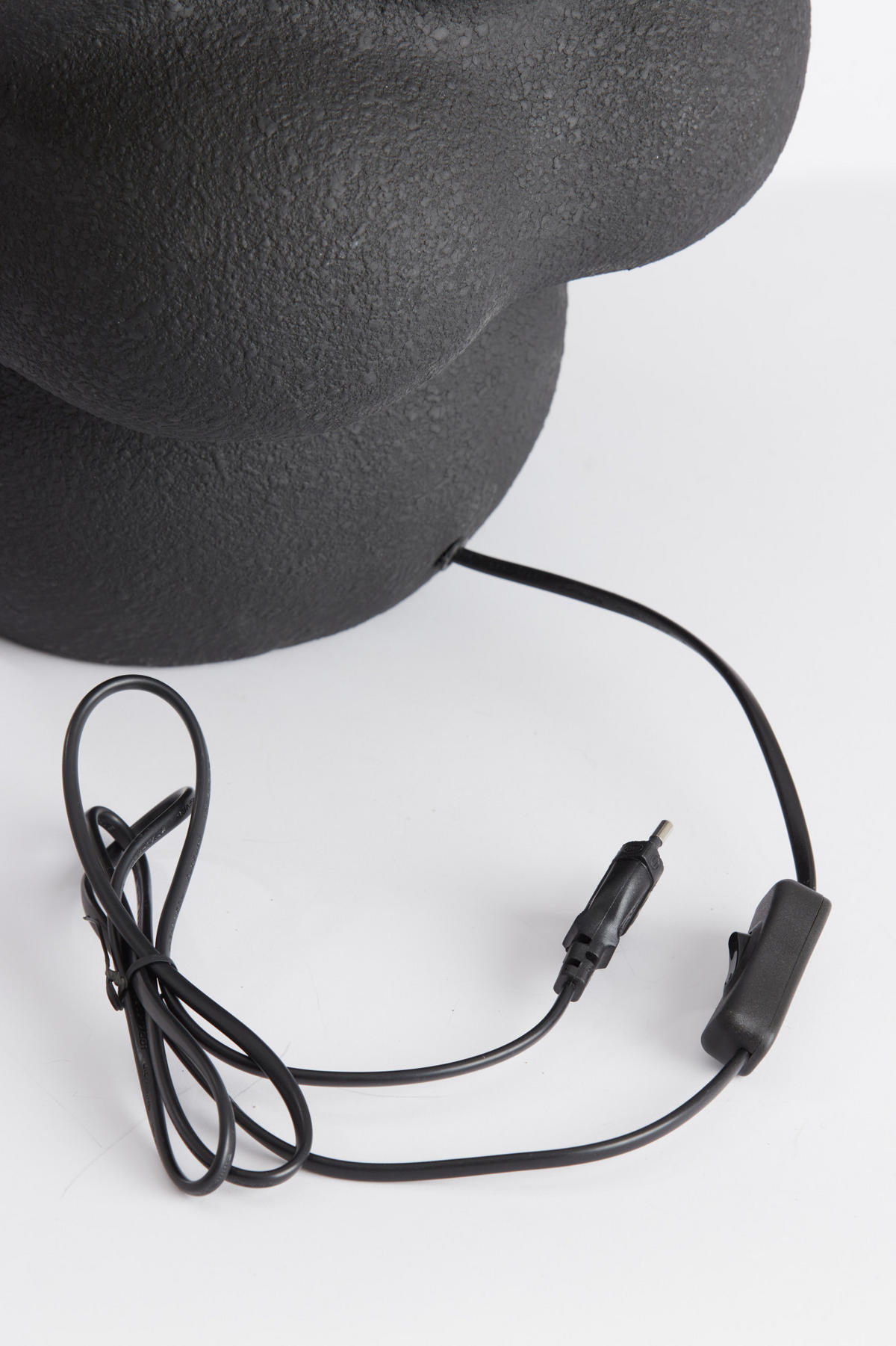 LAMPENFUSS Carilo Schwarz Ø33/50 cm - Schwarz, Keramik (33/33/50cm) - Light & Living