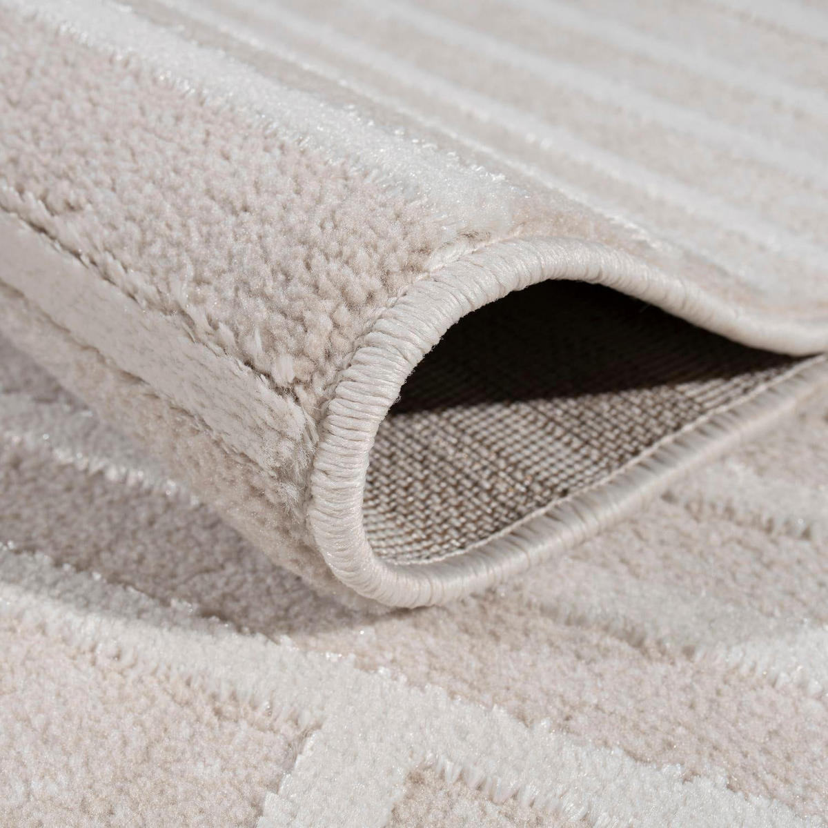 KURZFLORTEPPICH 80/150 cm Santorini 613 - Creme, Kunststoff (80/150cm) - Paco Home