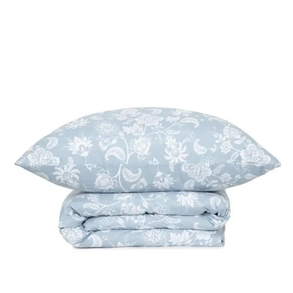 BETTWÄSCHE Callais blau 220/200 cm - Blau, Textil (220/200cm) - Homla