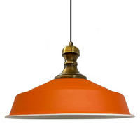 PENDELLEUCHTE Asletl-Knob 41/28 - Orange, Metall (41/41/28cm) - Bamyum