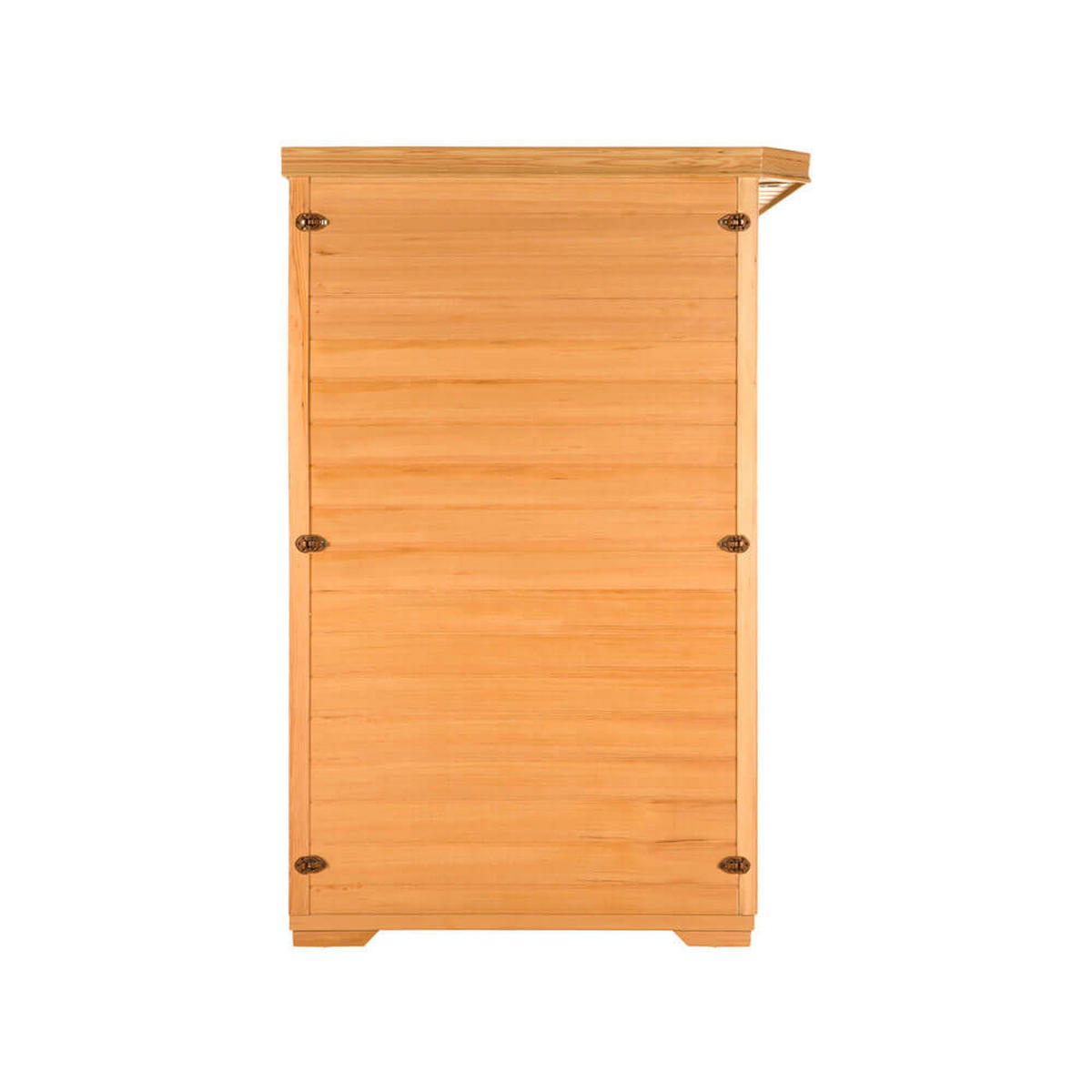 INFRAROTKABINE REDSUN L - Braun, Holz (153/190/110cm) - Home Deluxe