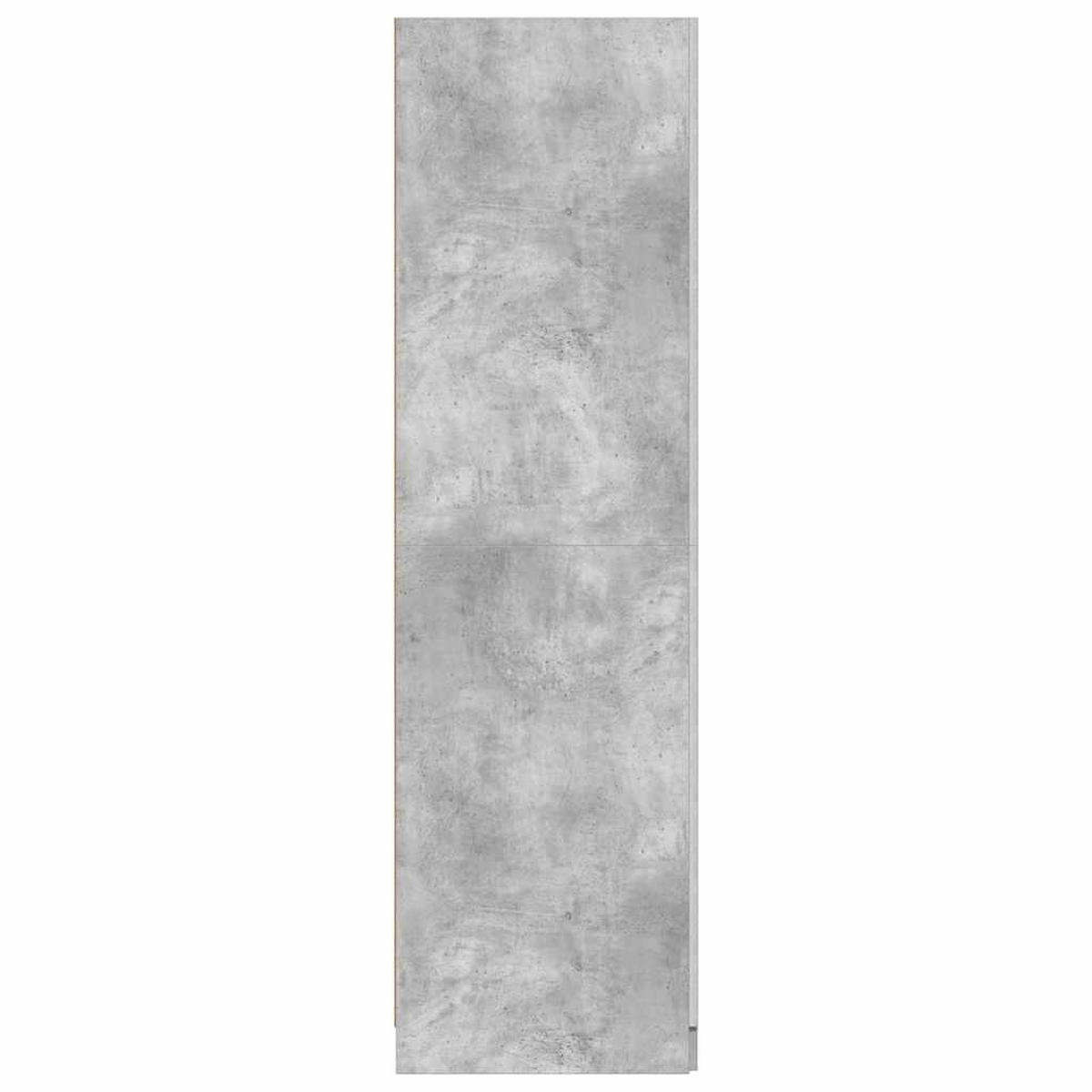 DREHTÜRENSCHRANK Duty 80/52/180 cm - Grau, Holzwerkstoff (80/180/52cm) - Nettlife