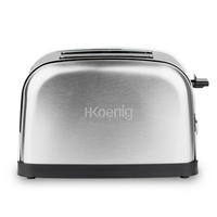 TOASTER TOAS7 Silber, mit 2 Schlitzen - Grau, Metall (28/18.5/16.3cm) - HKoenig