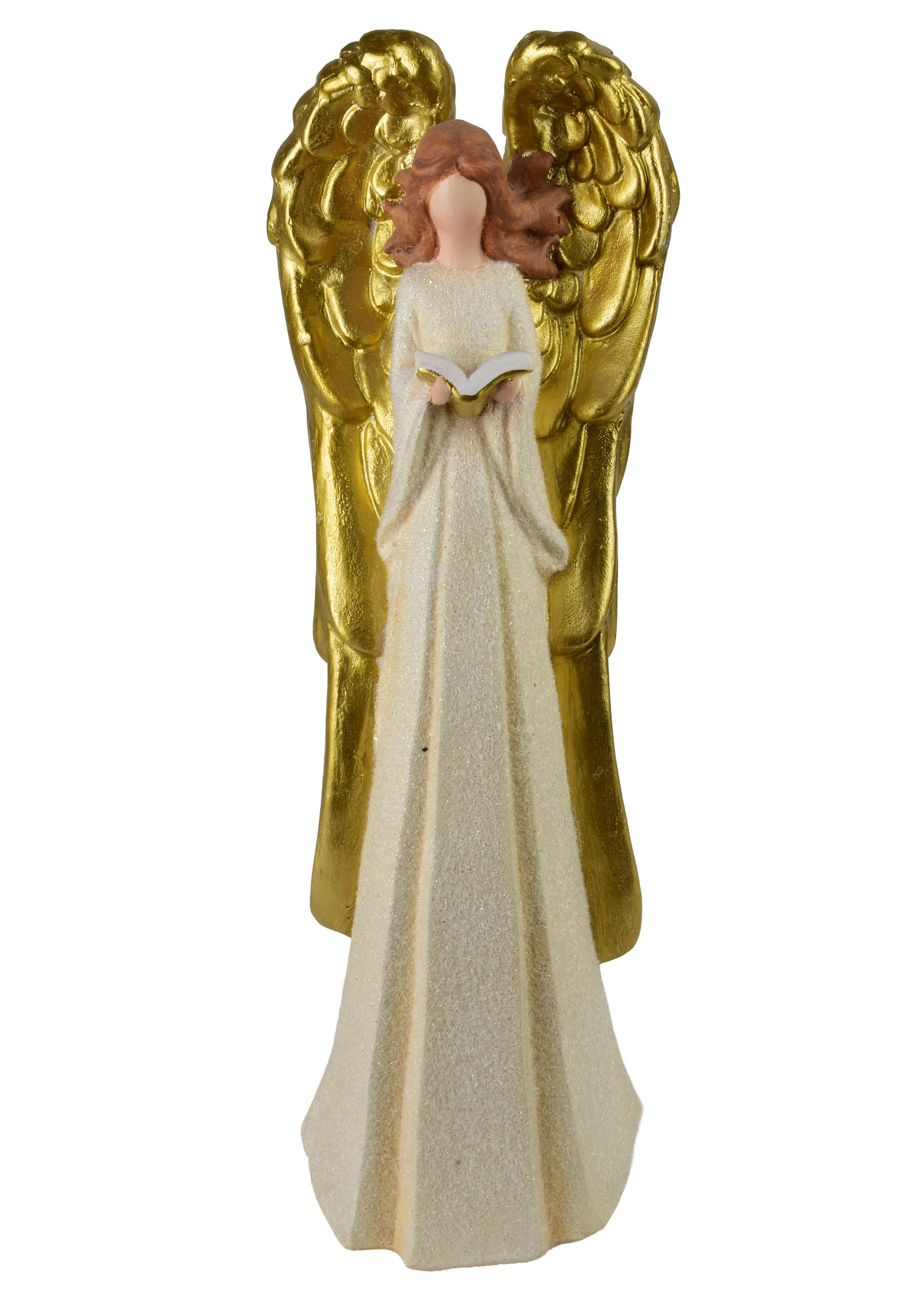 FIGUR Santa Lila Creme Keramik - Beige, Keramik (20/60/22cm) - Mondex