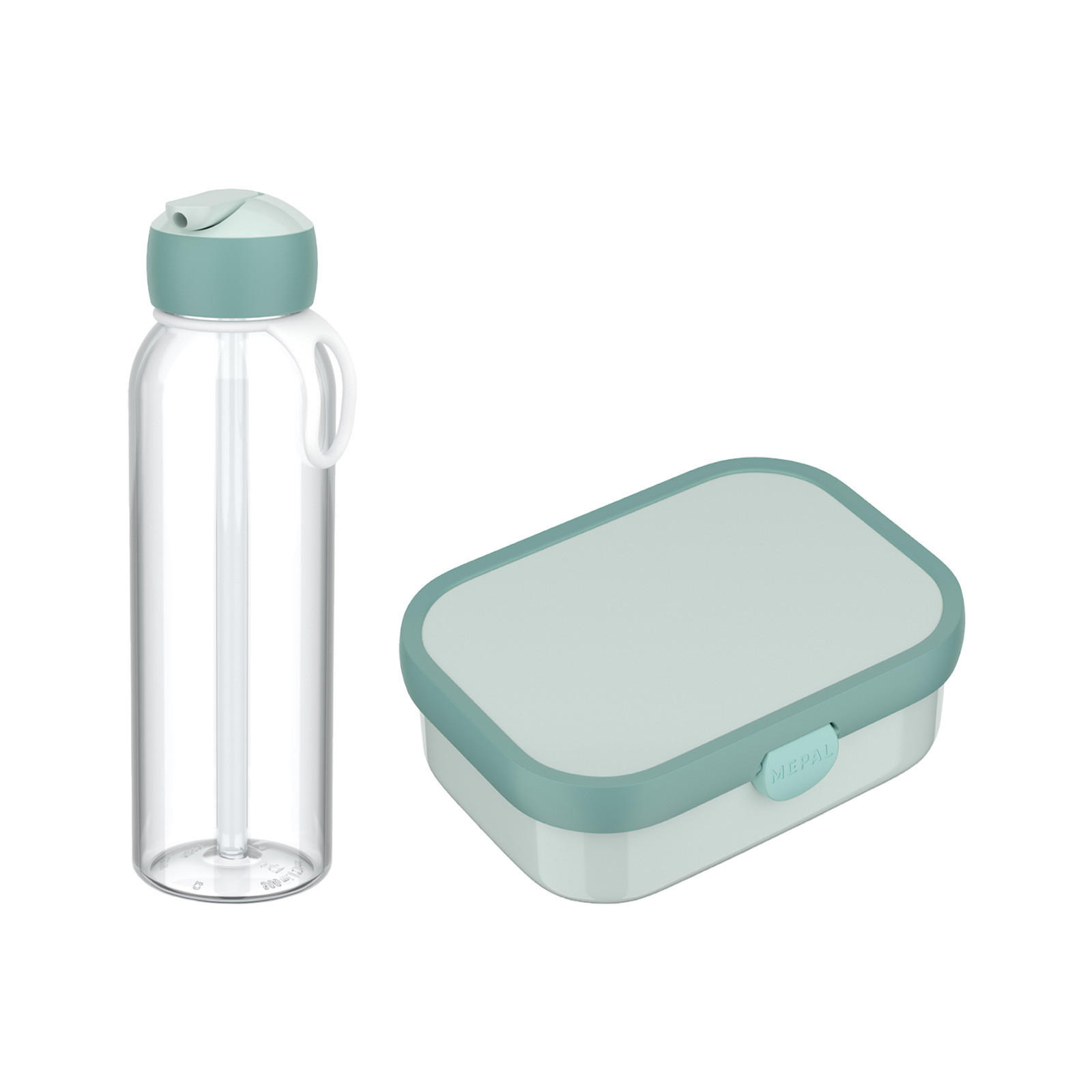 LUNCHSET Campus Cool Mint 2er Set - Mintgrün, Kunststoff (1/1/1cm) - Mepal