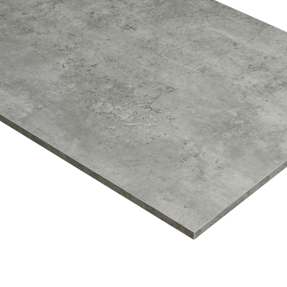 ESSTISCH SAMUEL, Beton, 120/60/76 cm - Weiß/Grau, Holzwerkstoff/Metall (60/120/76cm) - B&D Home