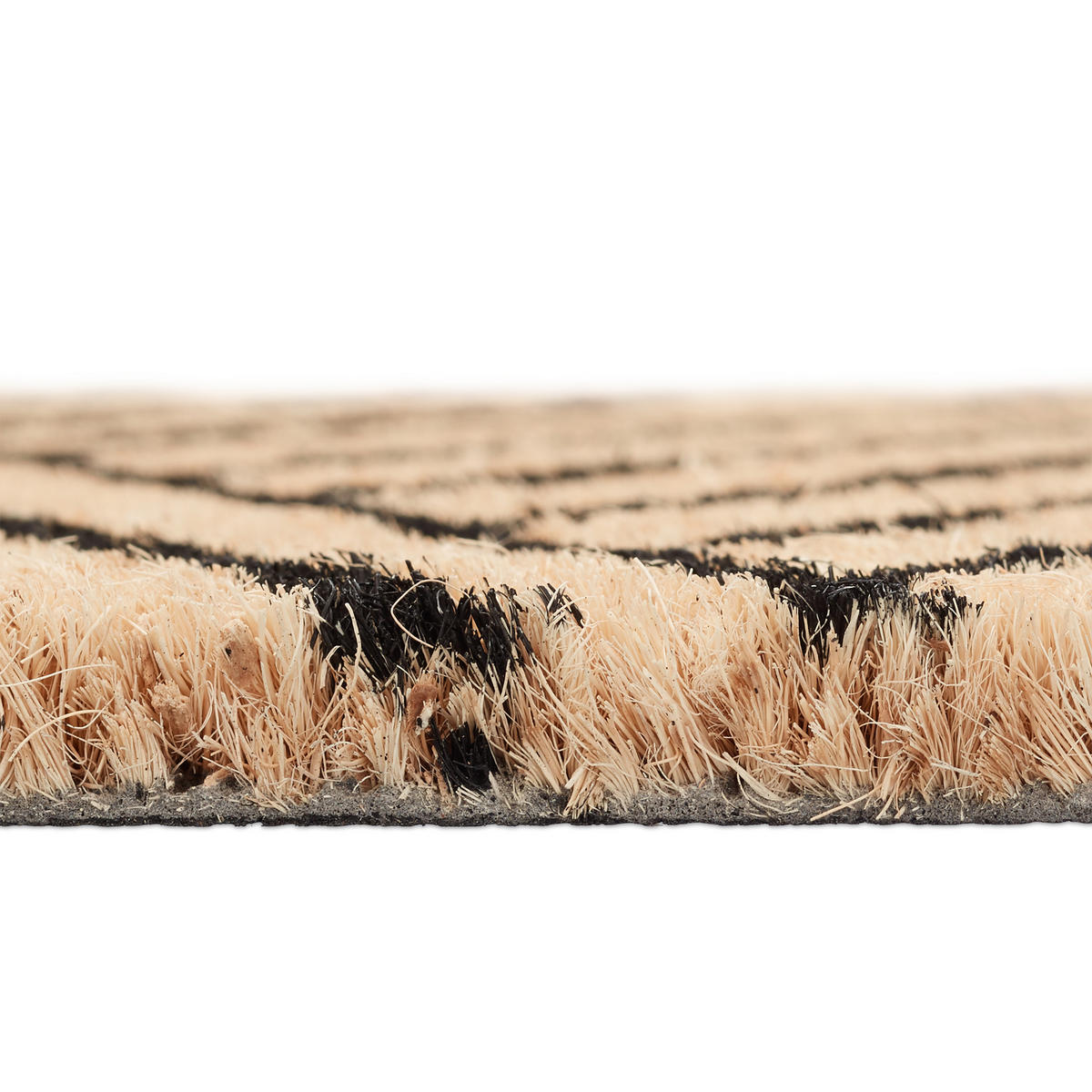 FUSSMATTE - Beige, Kunststoff/Textil (60/40cm) - Relaxdays