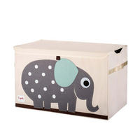 AUFBEWAHRUNGSKISTE Elefant 38x61x37cm - Naturfarben, Textil (61/37cm) - 3Sprouts