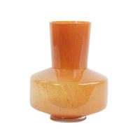 VASE Trasmos Orange Ø23,5/29,5 cm - Orange, Glas (23.5/29.5cm) - Light & Living