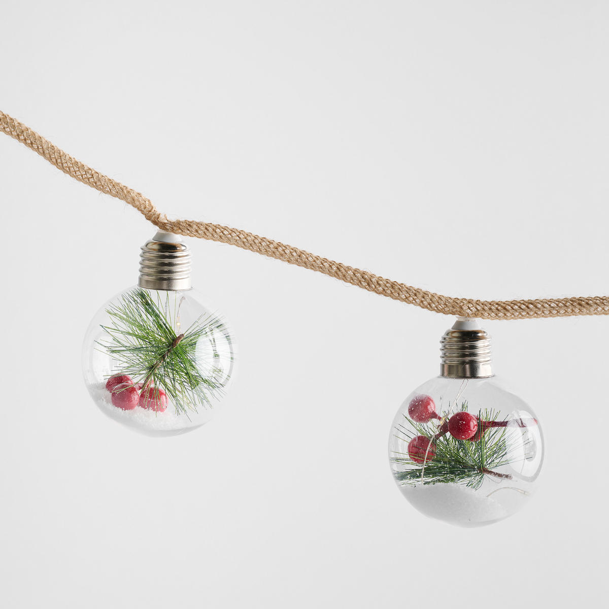 LICHTERKETTE Pinere, grün, 36 LED, 11x9x195 cm, Dekorative Weihnachtsdeko - Grün, Kunststoff (195cm) - home&you