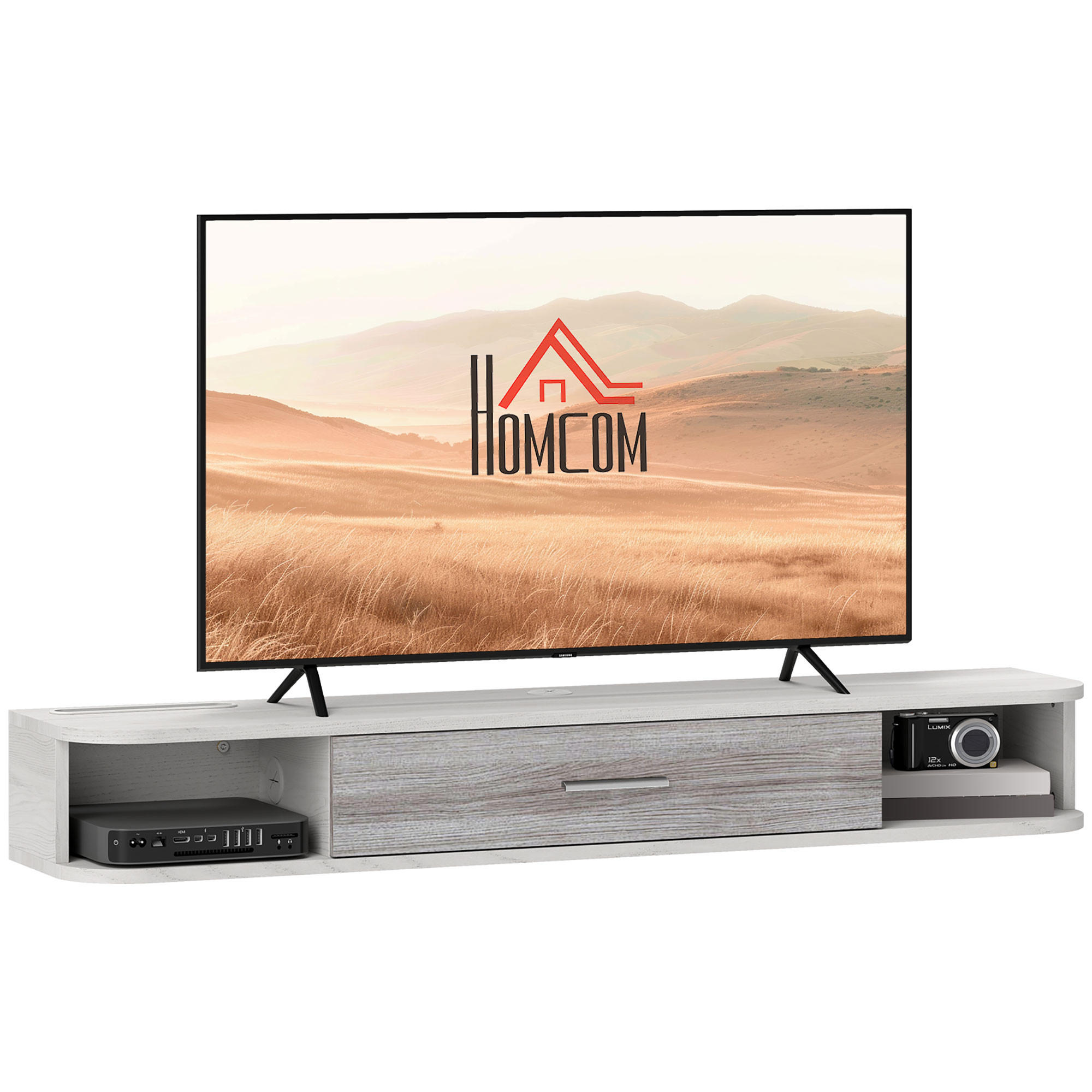 TV-MÖBEL Multicolor 1 Stück - Multicolor, Holzwerkstoff (120/16/26cm) - GiPP