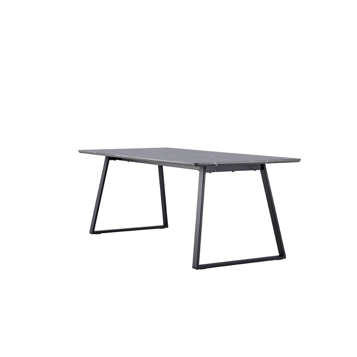 ESSTISCH dunkelgrau - Grau, Holzwerkstoff (90/200/75cm) - ebuy24