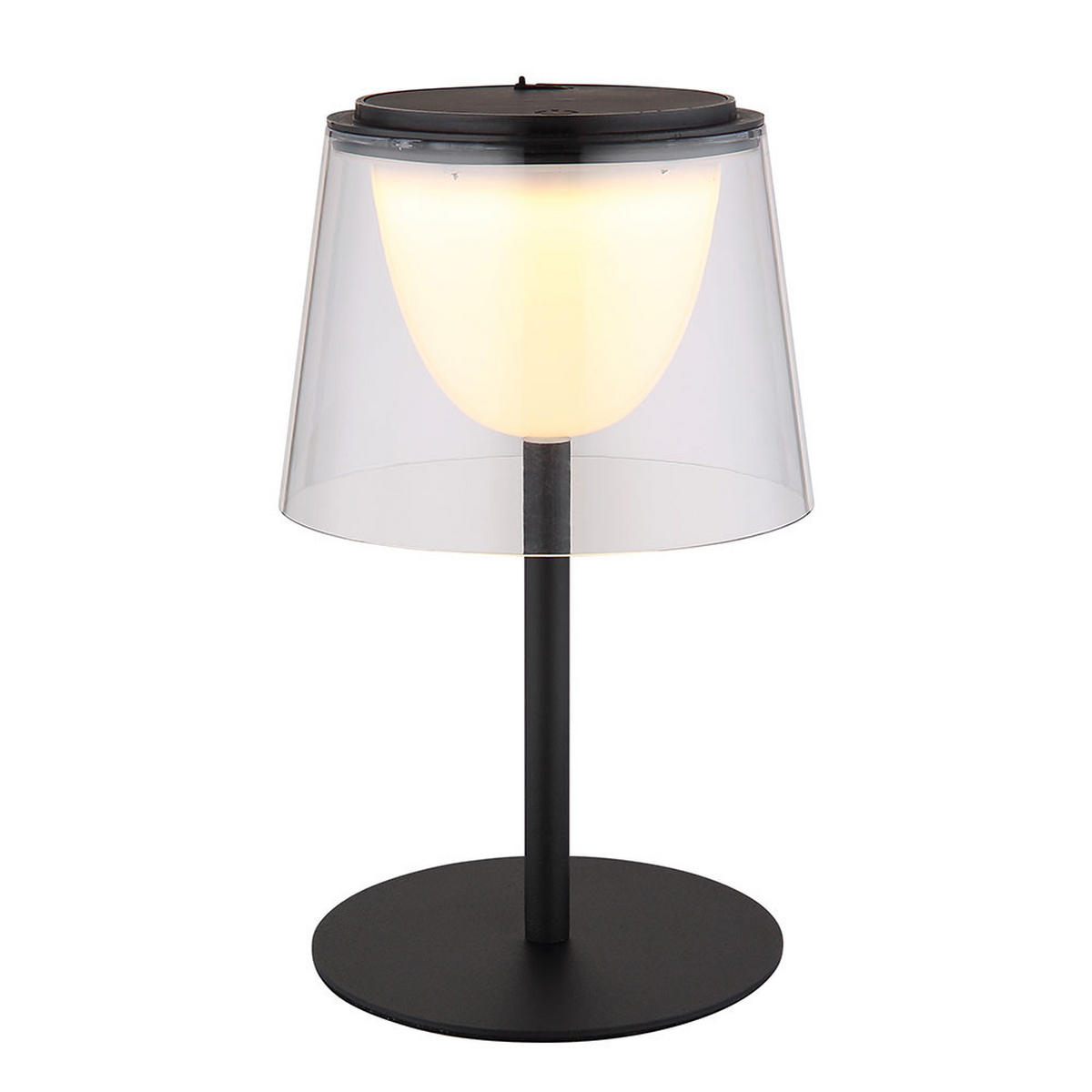LED TISCHLEUCHTE Mariam Schwarz - Schwarz, Metall (13/13/34cm) - Globo Lighting