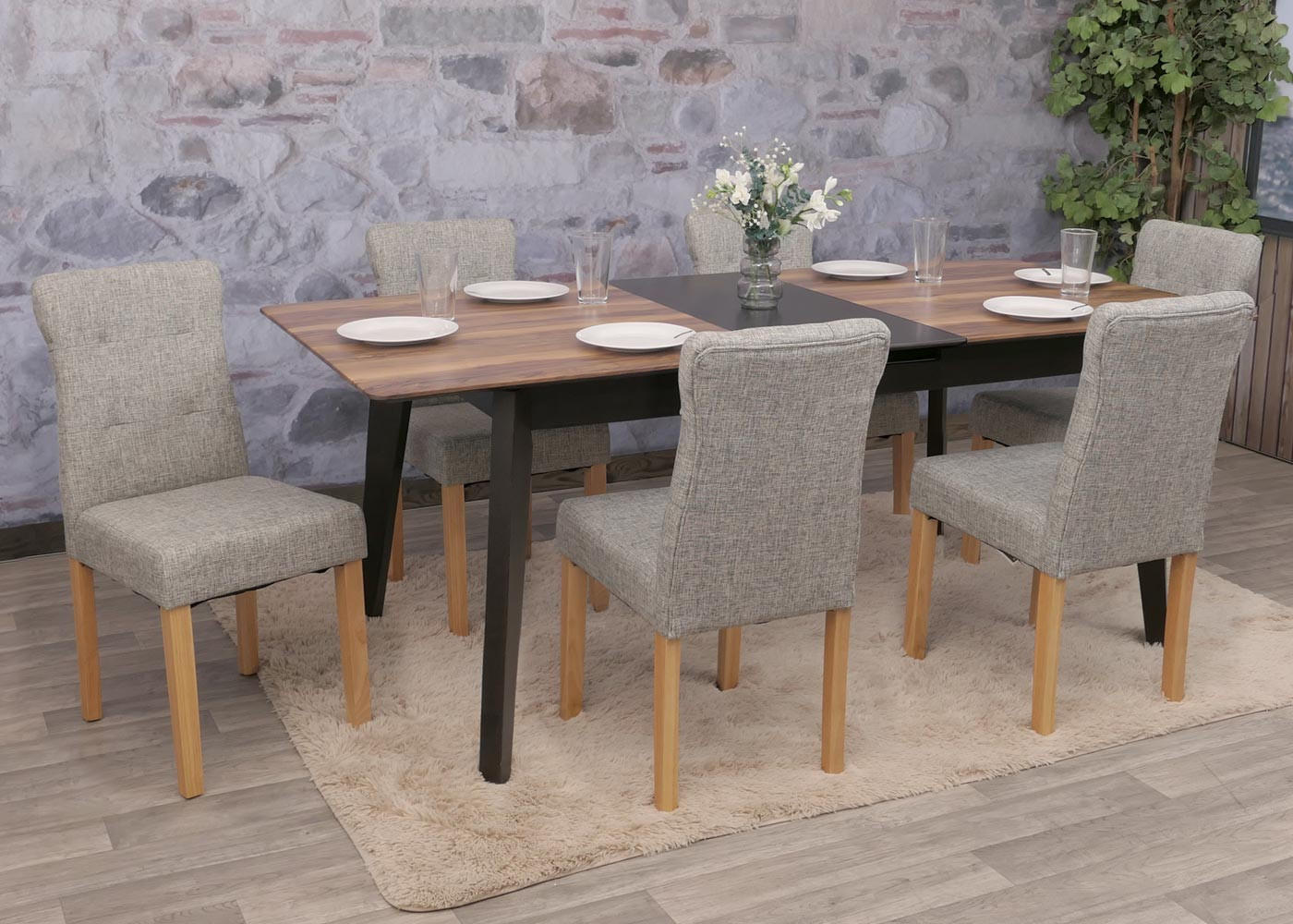 ESSZIMMERSTUHL Grau 2er-Set - Grau, Textil (41/88/55cm) - MCW