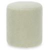SITZHOCKER Teddy Ø 32 cm - Grün, Textil (32/36/32cm) - Giftdecor
