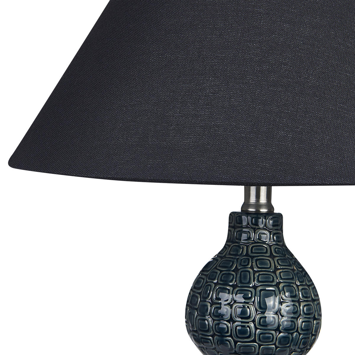 TISCHLAMPE Matina 40/40/60 cm - Blau, Keramik (40/40/60cm) - Beliani