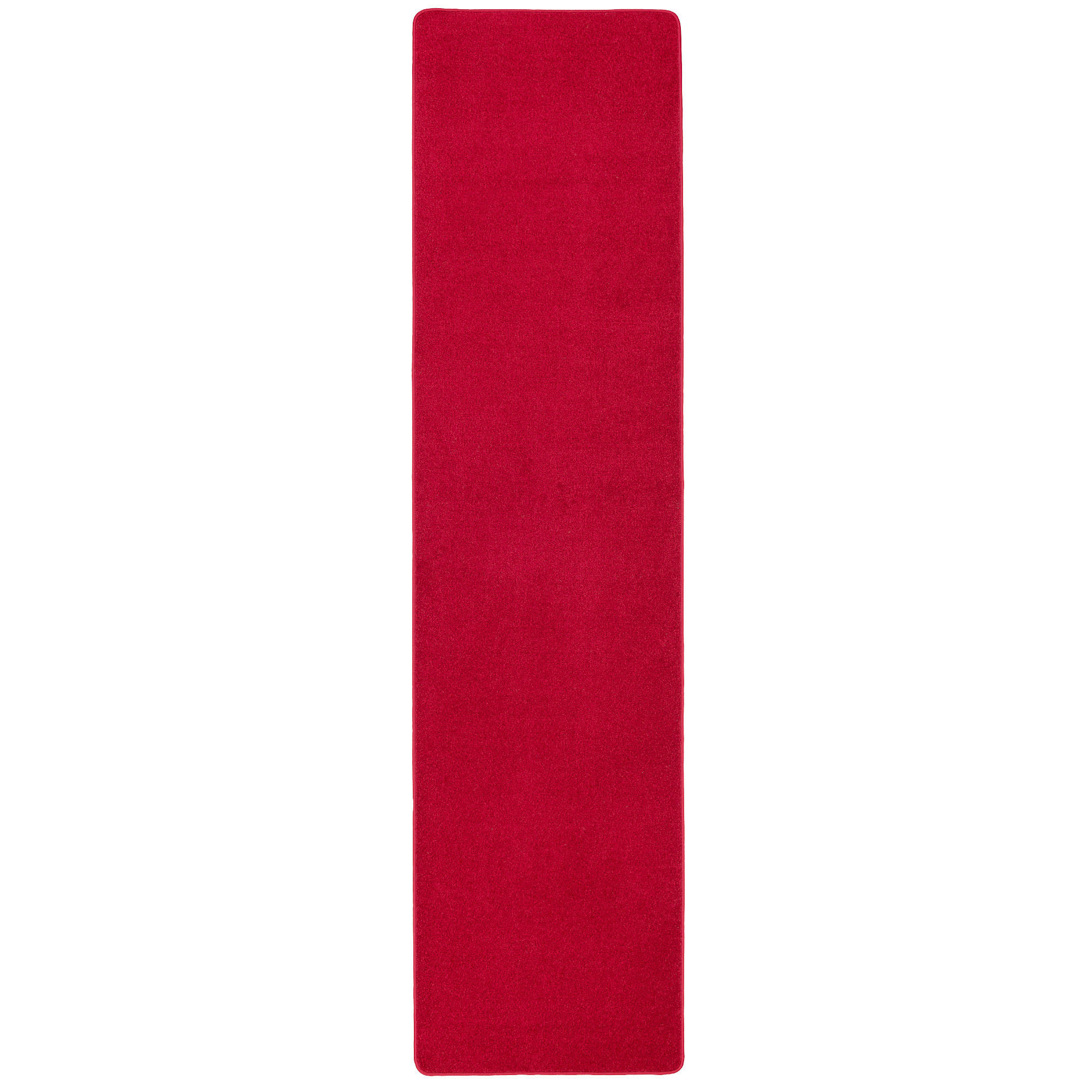 TREND VELOURS LÄUFER TEPPICH JOY - Rot, Textil (100/300cm) - Snapstyle