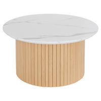 KAFFEETISCH Homelya Beige 70/70/40 cm - Beige, Holzwerkstoff (70/70/40cm) - Atmosphera Createur d´interieur