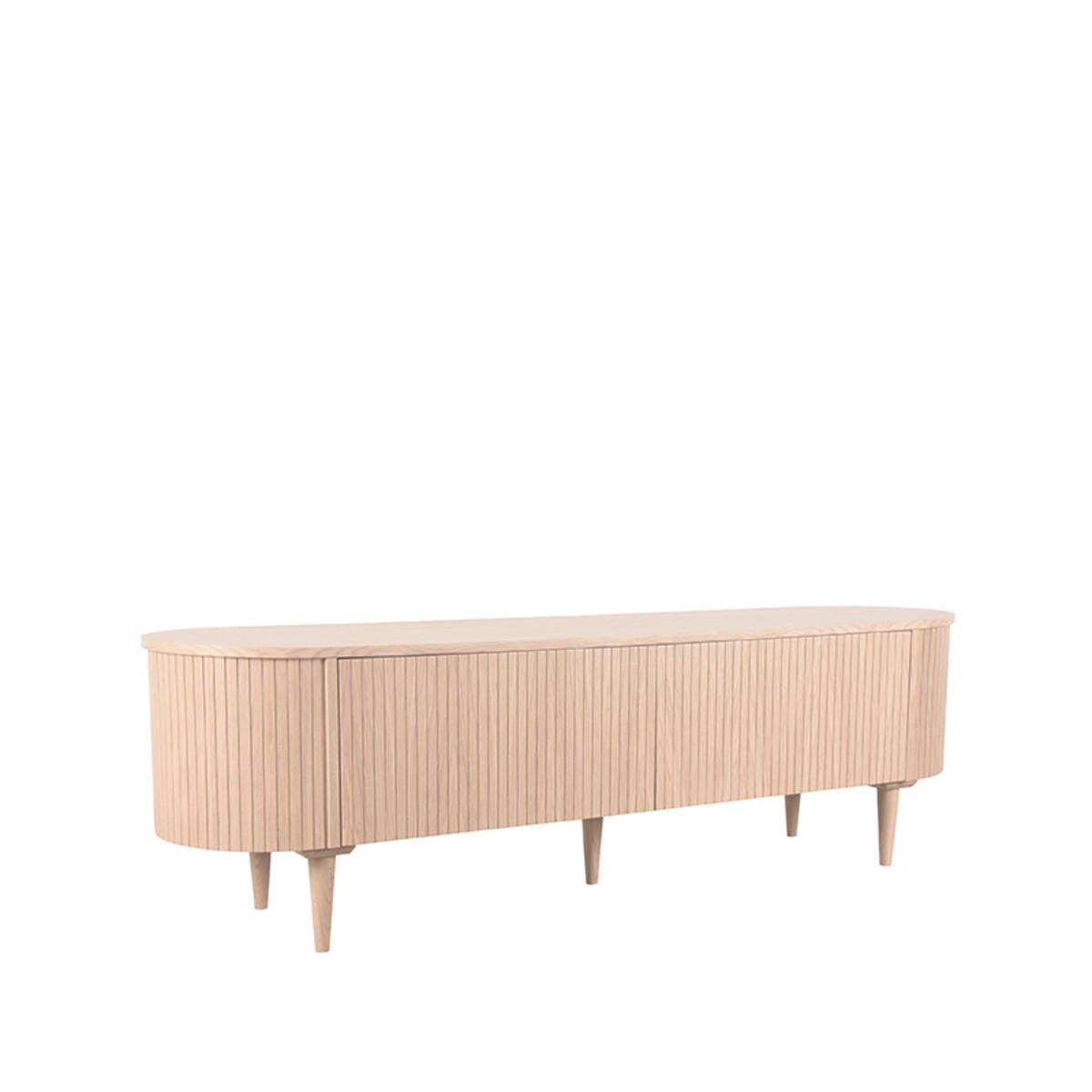 TV-MÖBEL Oliva Beige 47/180/55 cm - Beige, Holz (180/55/47cm) - LABEL51
