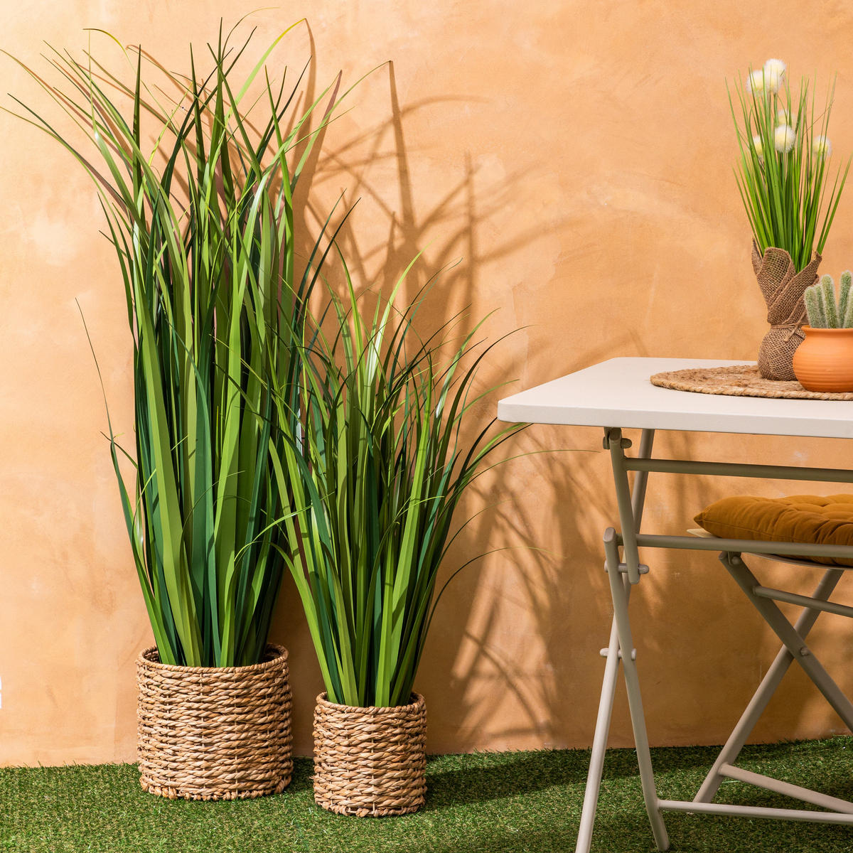 LEINENSTRAUSS Zya 91 cm - Grün, Kunststoff (91cm) - Atmosphera Createur d´interieur