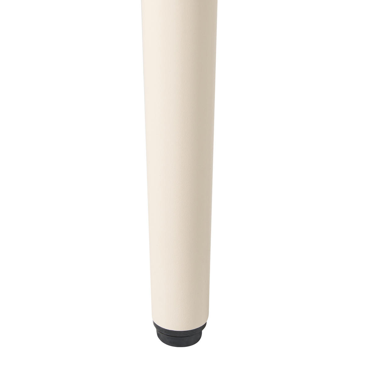 GARTENTISCH 80/80 cm Hellbeige Naturno - Beige, Metall (80/80/77cm) - Beliani