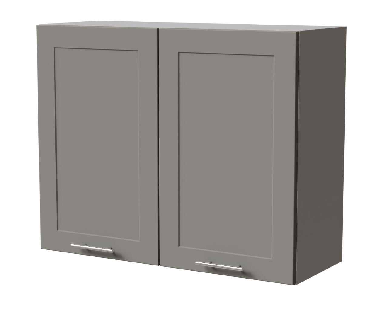 HÄNGESCHRANK Oslo W3/90 Grau / Dust Grey Matt 90 / 32,5 / 72cm - Grau, Holz/Holzwerkstoff (90/72/32.5cm) - Feldmann-Wohnen