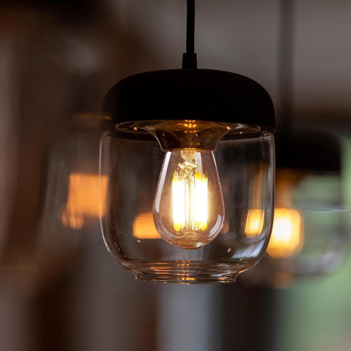 LED žárovky E14 4W (balení 10 ks) - průhledná, sklo (2.5/6cm) - Nettlife