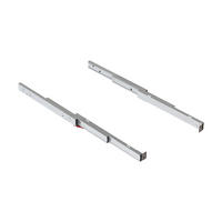 FÜHRUNG Shot für ausziehbaren Tisch, Aluminium, Edelstahl eloxiert - Edelstahlfarben, Metall (120/9/56cm) - EMUCA