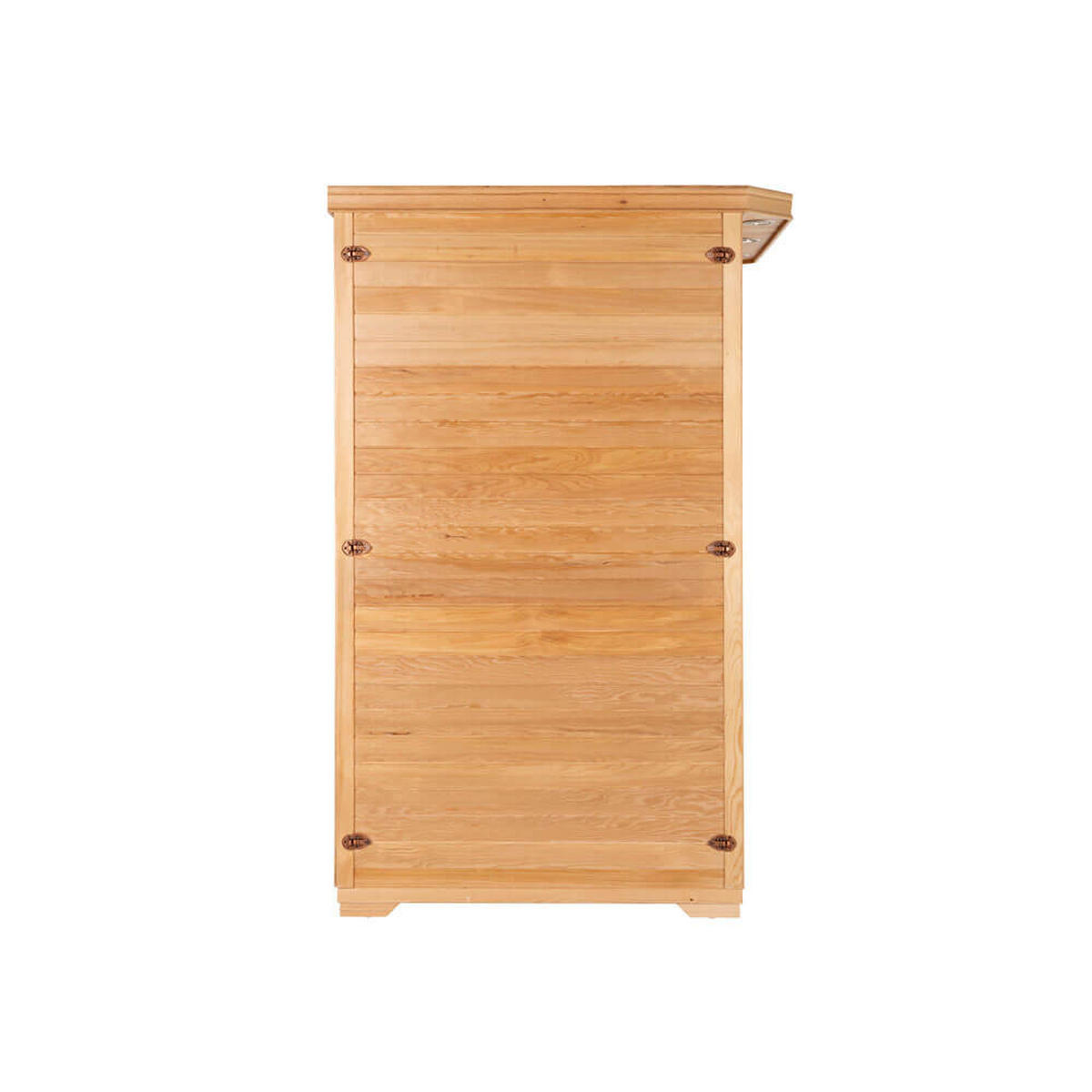 INFRAROTKABINE REDSUN M - Braun, Holz (120/190/105cm) - Home Deluxe