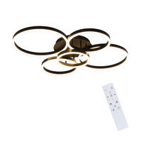 LED-DECKENLEUCHTE Lenci 75/94/15.5cm - Goldfarben, Metall (94/75/15.5cm) - Nettlife