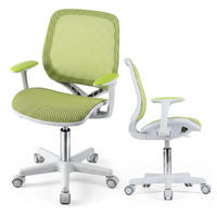 KINDER‑BÜROSTUHL höhenverstellbar grün - Grün, Kunststoff (57/80/57cm) - COSTWAY