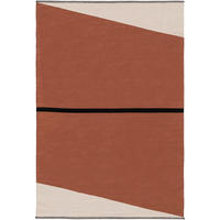 BAUMWOLLTEPPICH Lenny Terracotta 120x170 cm - Terracotta, Textil (120/1cm) - KUNSTLOFT