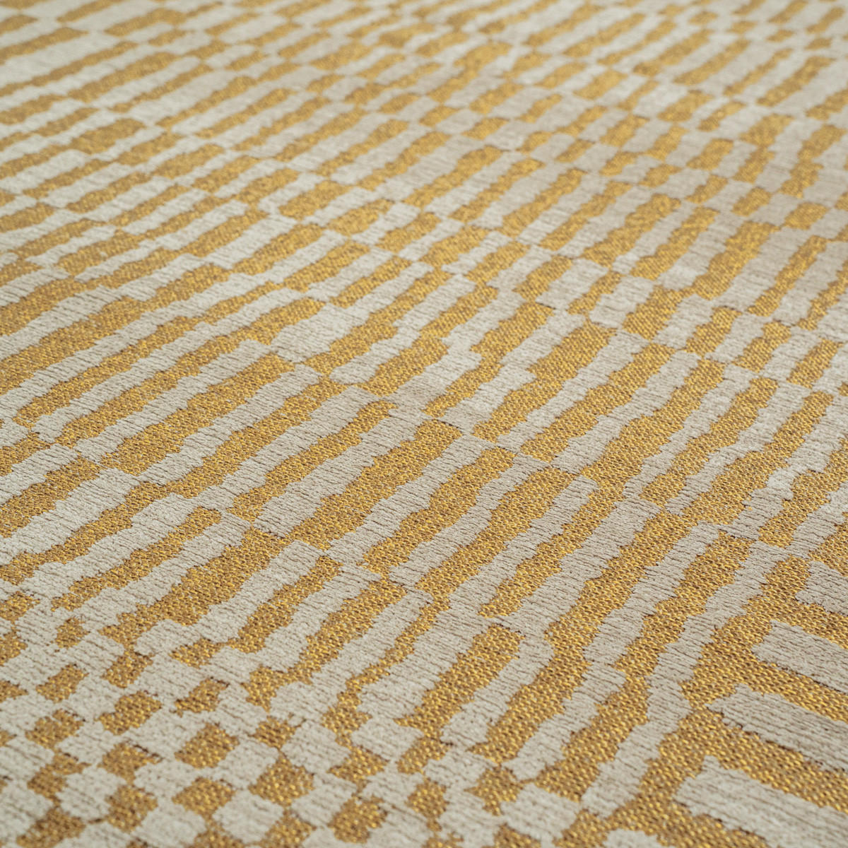 TEPPICH Erg Berber 140/140 cm - Gelb, Textil (140/140cm) - Louis De Poortere