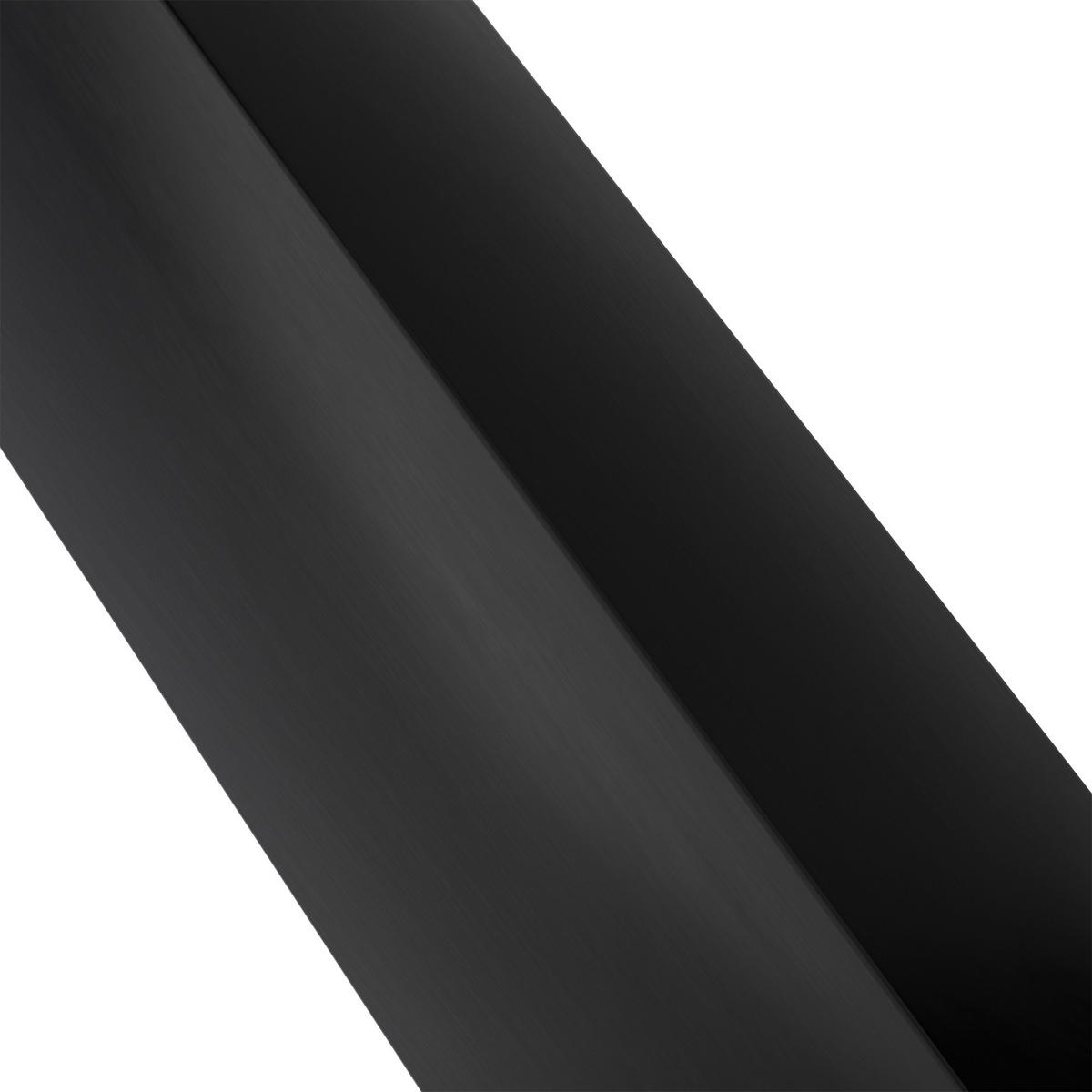TISCHBEIN eckig 150/78/71 cm Metall Industrial Schwarz - Schwarz, Metall (150/71/78cm) - CLP