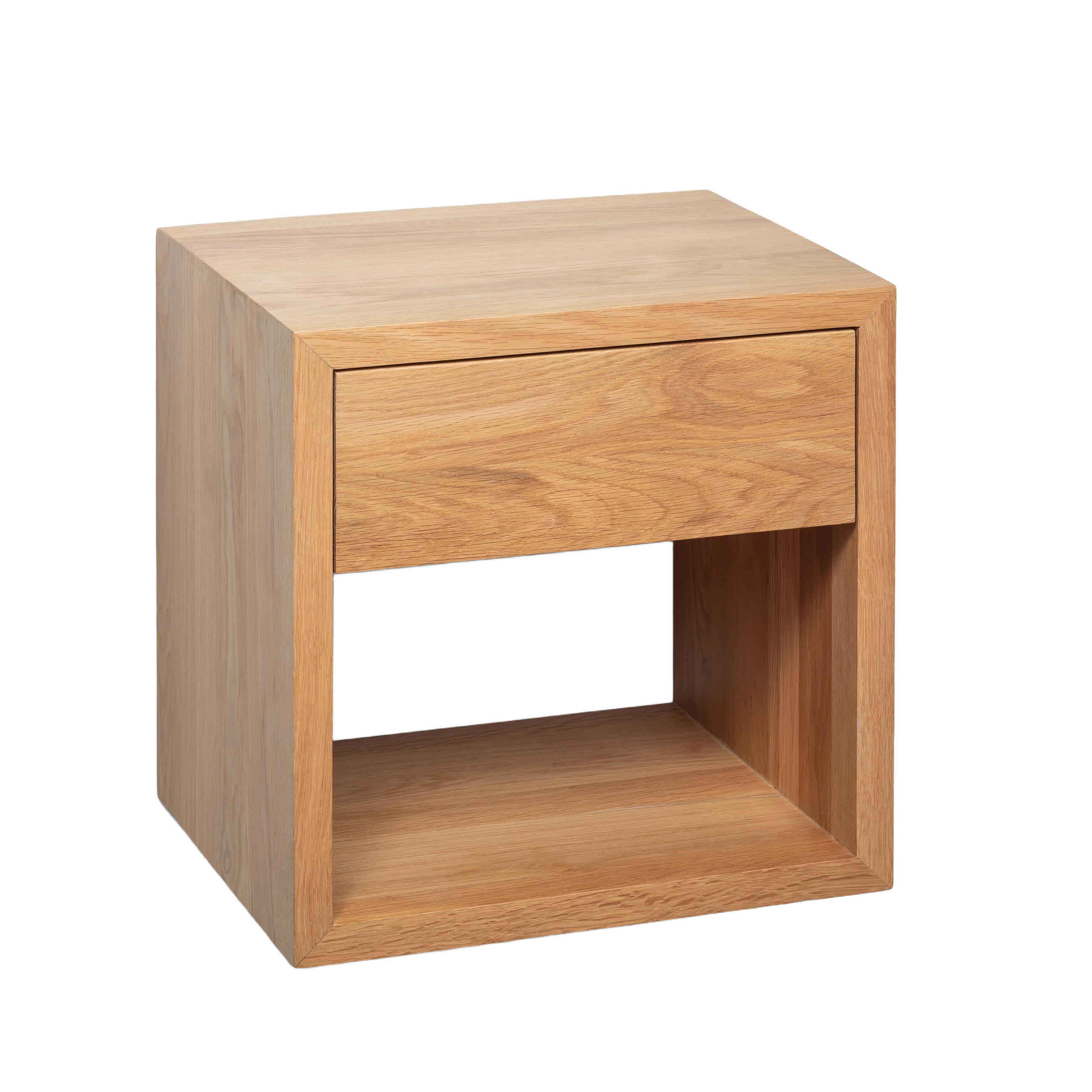 NACHTTISCH Hugo, Eiche, 30/39/39 cm - Eichefarben, Holz (39/39/30cm) - WOODEK