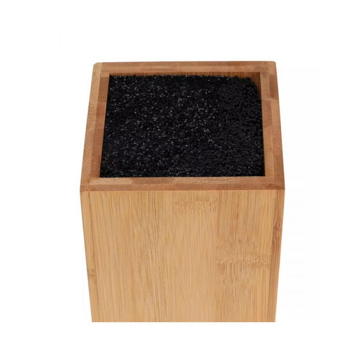 MESSERBLOCK Beige 23/10.5/23 cm KH1559 - Beige, Naturmaterialien (10.5/23/23cm) - Kinghoff 