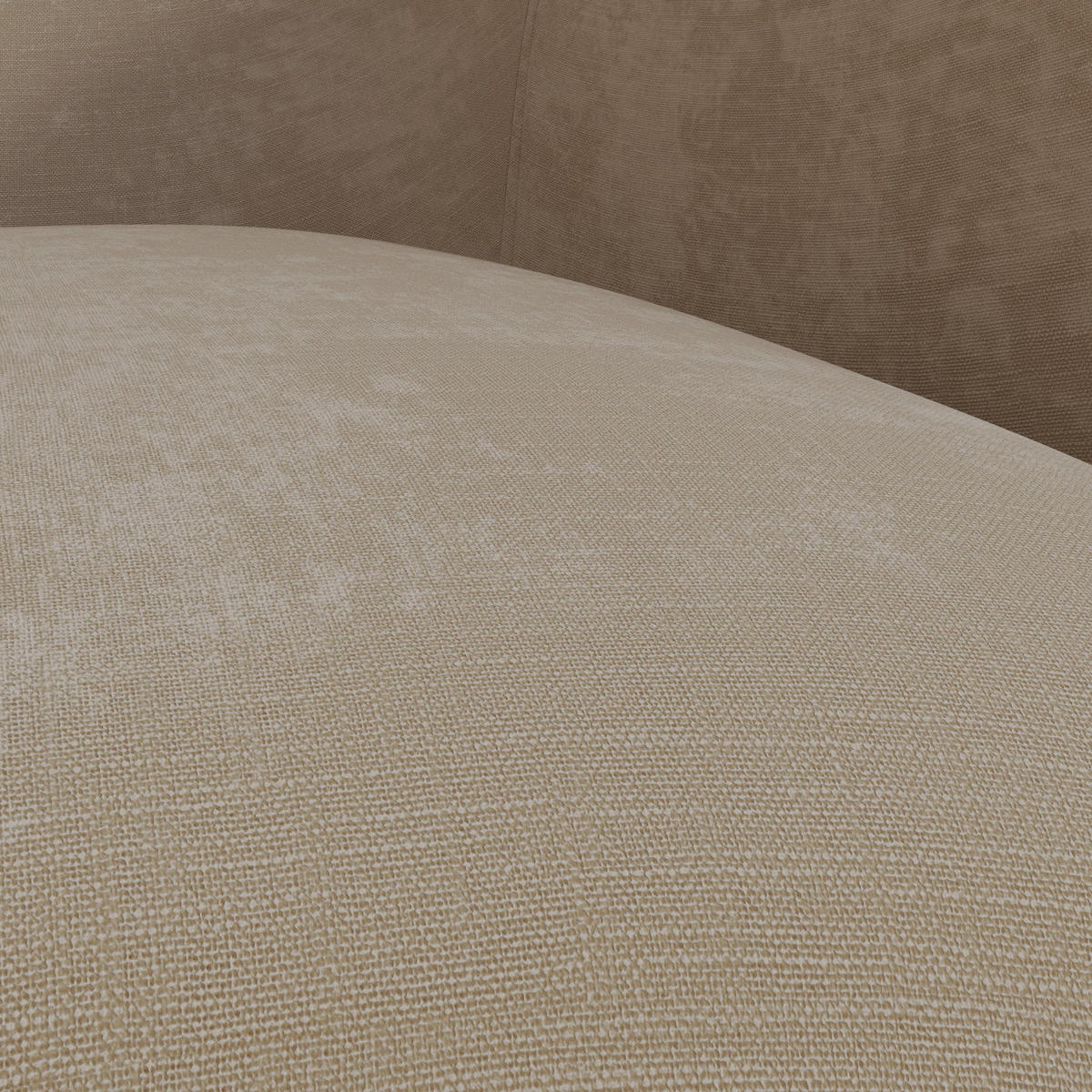 SESSEL Kezia Beige Webstoff - Creme, Metall (71/84/79cm) - Bessagi Home